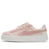 Puma (wmns)  Platform Velvet Pink/white Low Casual Board Shoes