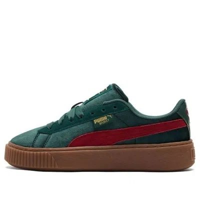 Puma (wmns)  Platform Velvet Sneakers Green