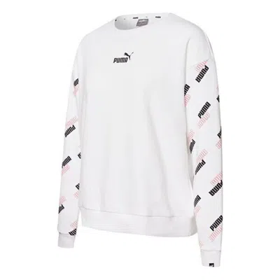 Puma (wmns)  Power Aop Crew Sweater 'white'