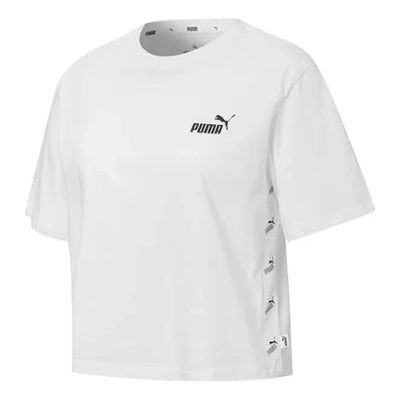 Puma (wmns)  Printed Logoshort Sleeve Tee White