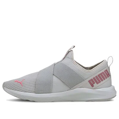 Puma (wmns)  Prowl Slip On Low Top Running Shoes 'grey Rose' In Gray