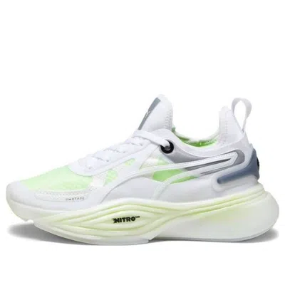 PUMA (WMNS) PUMA PWR XX NITRO SQUARED 'WHITE SPEED GREEN'