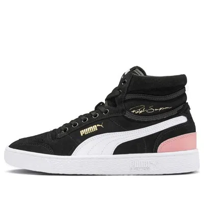 Puma (wmns)  Ralph Sampson Mid Suede 'black Bridal Rose'
