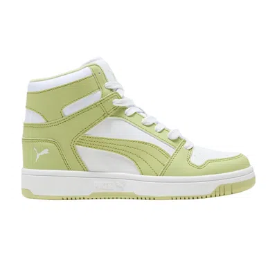 Pre-owned Puma Wmns  Rebound Layup Si 'white Pistachio' | Green | Women's Size 8