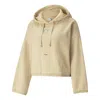 Puma (wmns)  Re.gen Cropped Hoodie 'yellow' In Neutral