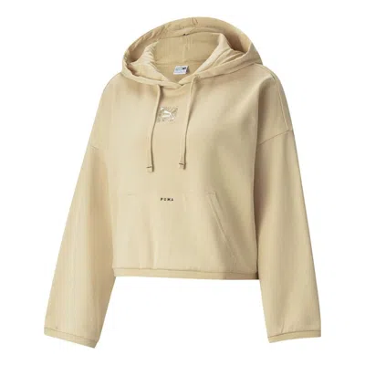 Puma (wmns)  Re.gen Cropped Hoodie 'yellow'