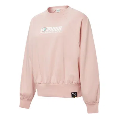 Puma (wmns)  Round-neck Printing Sweatshirt Pink/red