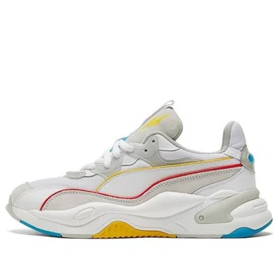 Puma (wmns)  Rs-2k Power Play Wns White-gra 'white Gray Yellow' In Multi