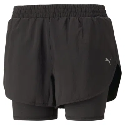 Puma (wmns)  Run Favourite Woven 2 In 1 Running Shorts 'black'