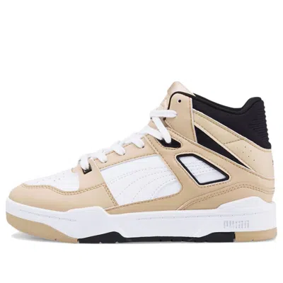 Puma (wmns)  Slipstream Mid 'white Light Sand' In Gold