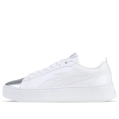 Puma (wmns)  Smash Platform Classic Skateboarding Shoes Silver