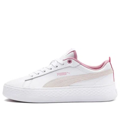 Puma (wmns)  Smash Platform Low 'white Pale Pink'