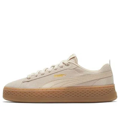 Puma (wmns)  Smash Platform Sd 'light Khaki ' In Brown