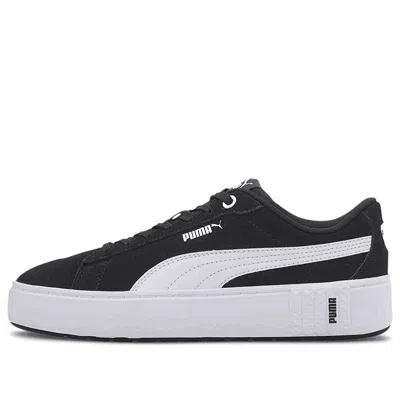 Puma (wmns)  Smash Platform V2 Suede 'black White'