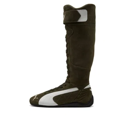 Puma (wmns)  Speedcat Boots 'dark Olive Ivory' In Green