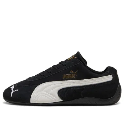 Puma 'speedcat' Black Sneakers With Logo Print On The Side And Logo Lettering On The Side