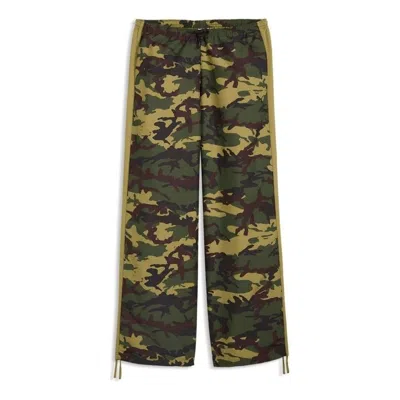 Puma (wmns)  Street Glam Relaxed Camo Pants 'chai Latte Aop' In Black