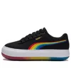 Puma (wmns)  Suede Mayu Prism Low Tops Thick Sole Skateboarding Shoes Black In Multi