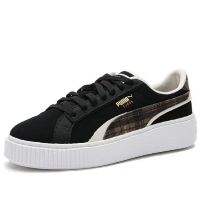 Puma (wmns)  Suede Plat Form Plaid 'black'