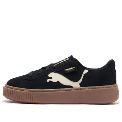 Puma (wmns)  Suede Platform Cutout 'black White Brown'
