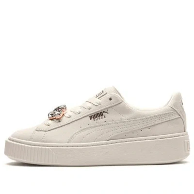Puma (wmns)  Suede Platform 'gem' In Neutral