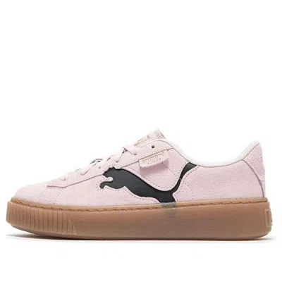 Puma (wmns)  Suede Platform Shoes 'pink Black Gum'