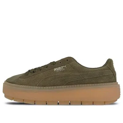 Puma (wmns)  Suede Platform Trace 'olive Night'