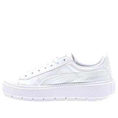 Puma (wmns)  Suede Platform Trace Shoes White