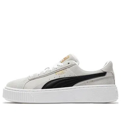 Puma (wmns)  Suedeplatform 'white And Black'