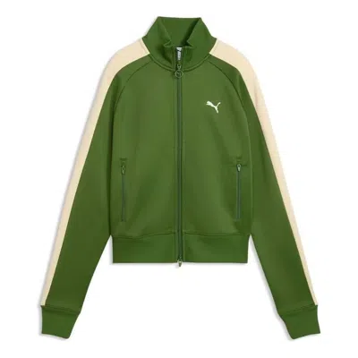Puma (wmns)  T7 Short Track Jacket 'earthy Green Buttercream'