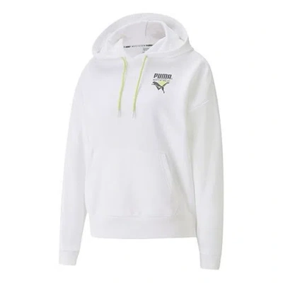 Puma (wmns)  Tailored For Sport Hoodie 'white Black Green'