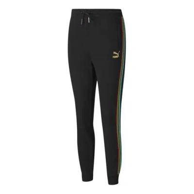 Puma (wmns)  World Resonance Series Drawstring Knitted Trousers In Black