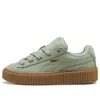 Puma X Fenty Creeper Phatty Nubuck Sneakers In Green
