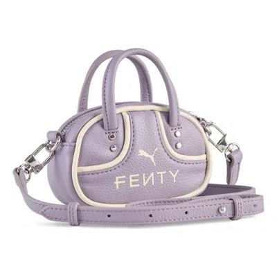 Puma X Fenty Logo-print Grip Bag In Purple
