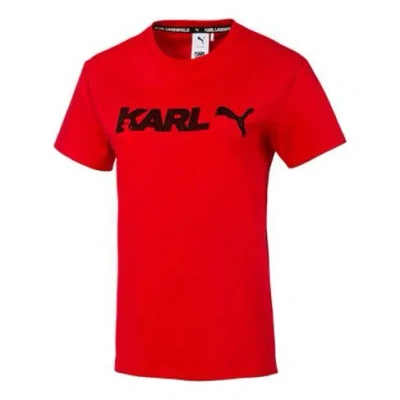 Puma (wmns)  X Karl Lagerfeld Fendi Crossover Short Sleeve Red