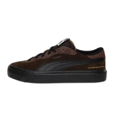 Puma (wmns)  X Lmc Royale Suede Chestnut 'black Brown' In Multi