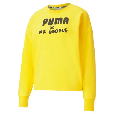 Puma (wmns)  X Mr Doodle Crew In Yellow