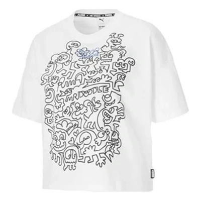 Puma (wmns)  X Mr Doodle Loose Logo White