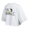 Puma (wmns)  X Peanuts Embroidery Logo Crewneck Short Loose Short Sleeve White In White