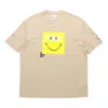 Puma (wmns)  X Smiley Unisex Sports Round-neck Tee Khaki In Neutral