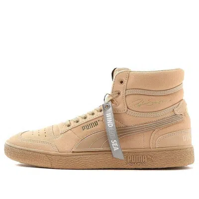 Puma (wmns)  X Wind And Sea Ralph Sampson 'brown Gold Gray'