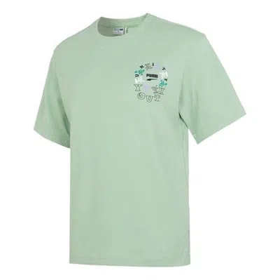 Puma (wmns)  Youth Logo T-shirt 'green'