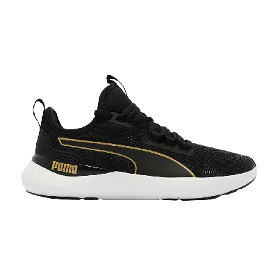 Pre-owned Puma Wmns Pure Xt Moto 'black Team Gold'