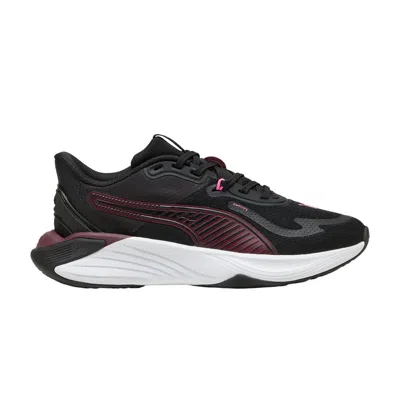 Pre-owned Puma Wmns Pwr Hybrid 'black Ruby Shimmer' | Women's Size 5.5