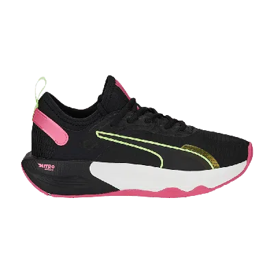 Pre-owned Puma Wmns Pwr Xx Nitro 'black Sunset Pink'
