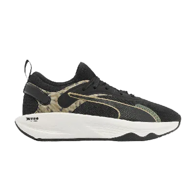 Pre-owned Puma Wmns Pwr Xx Nitro 'safari Glam - Black'