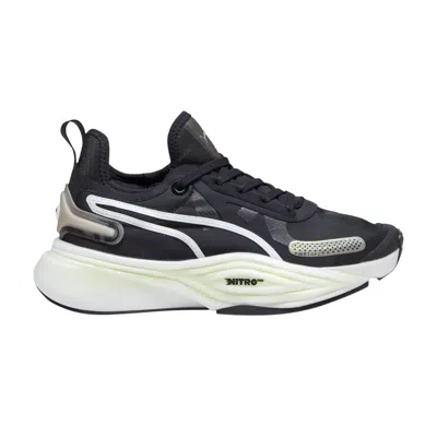 Pre-owned Puma Wmns Pwr Xx Nitro Squared 'black White'
