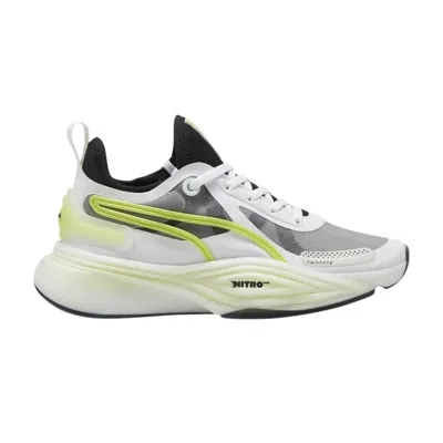 Pre-owned Puma Wmns Pwr Xx Nitro Squared 'white Lime Pow' | Women's Size 8
