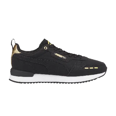 Pre-owned Puma Wmns R78 Raw Metallics 'black'