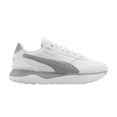 Pre-owned Puma Wmns R78 Voyage 'space Metallic - White'